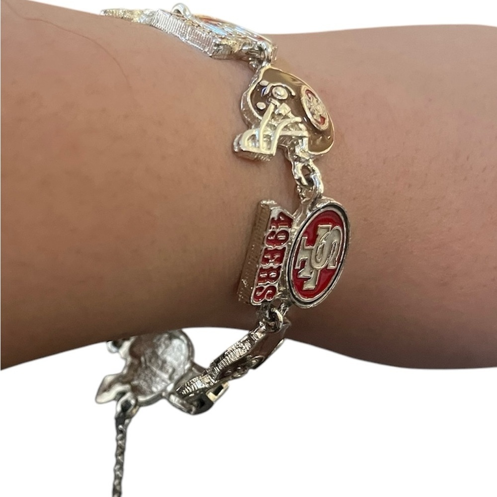 San Francisco 49ers Charm Bracelet - Picture 3 of 4